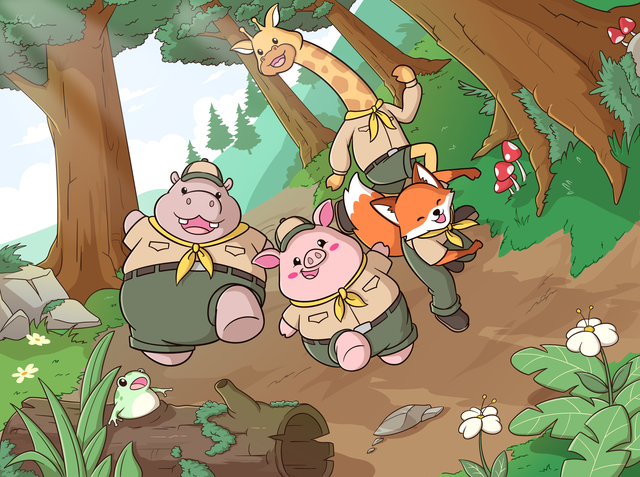 Example of I Will Create Cute Children Book