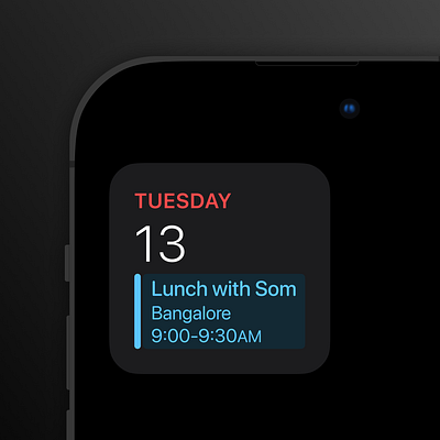 Widgets - iOS #1 apple design hig human interface guidelines ios iphone design mobile design ui