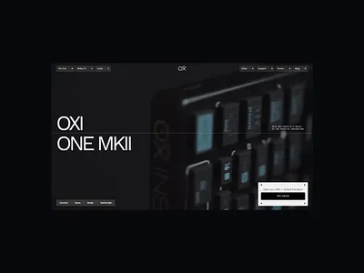 OXI Instruments [OXI ONE MKII, Behance] 3d branding development figma graphic design interaction design landing motion design motion graphics music device music instruments scroll ui ui design uidesign web design webflow website website design