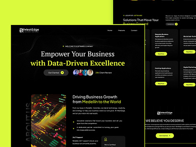 Designing WestEdge: From Concept to UI Excellence branding design elementor figma graphic design logo photoshop ui ux webdesign