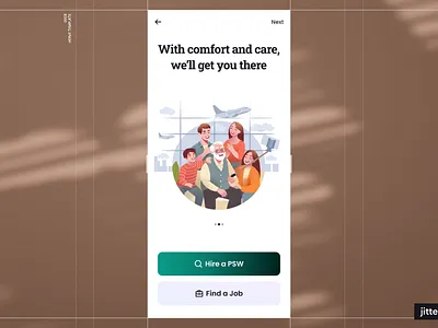 Smooth Onboarding: Welcoming Users with Seamless Design design illustration mobile app onboarding ui ux