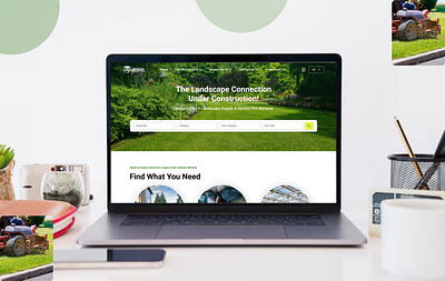 The Landscape – A Journey Through Nature branding design figma graphic design home homepage illustration landingpage logo page typography ui ui design uidesign ux uxdesign uxui vector webdesign website