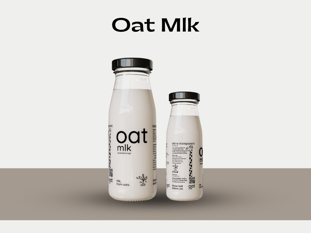 Oat Milk - 3D Model 3d 3d model animation branding graphic design logo motion graphics