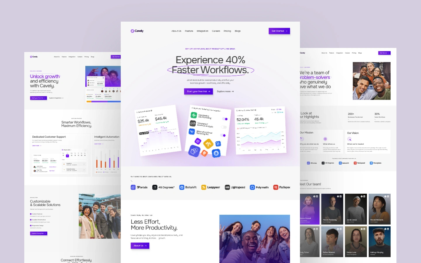Example of Modern Landing Page Designs