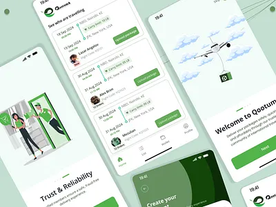 Parcel Delivery App UI Design | CodeAegis app design app ui design branding codeaegis graphic design ui