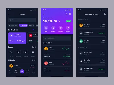 Finline - Financial App Design design figma finance financial financialapp financialappdesign financialdesign finline fintechdesign mobile mobileapp mobileappdesign mobiledesign ui uidesign uiux uiuxdesign unpixel ux uxdesign