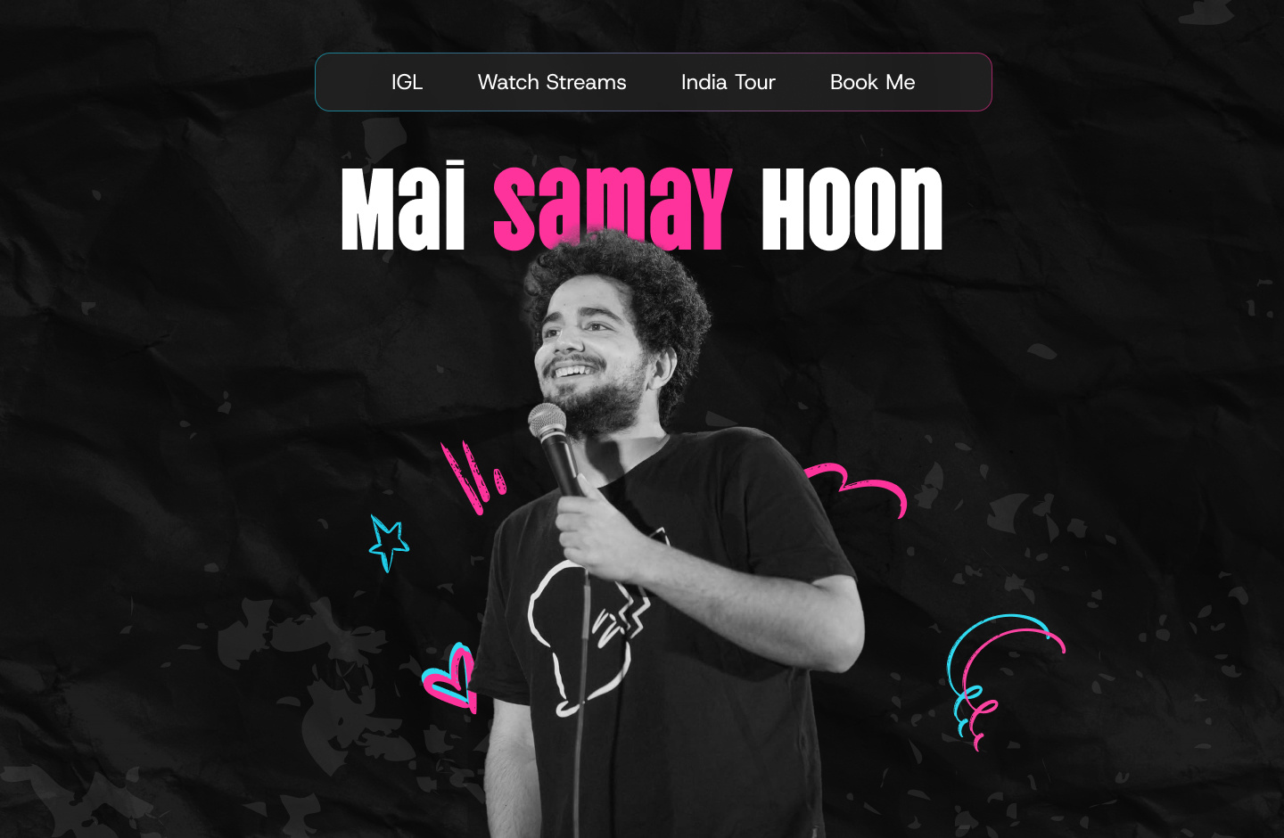 Content Creator landing page branding landing page logo ui ui design