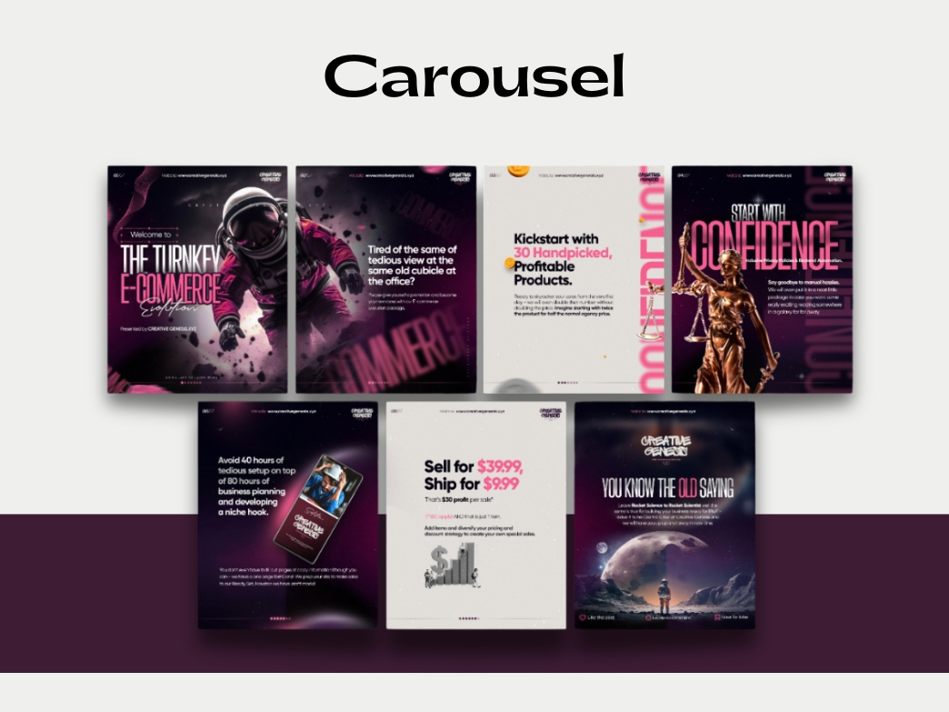 Carousel - Post Design animation branding design graphic design illustration logo motion graphics photoshop post design