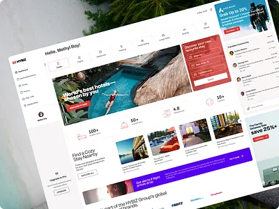 Hotel Booking App 3d animation booking branding colorfull app food graphic design hotel kitchen logo motion graphics resort stay travel ui web portal