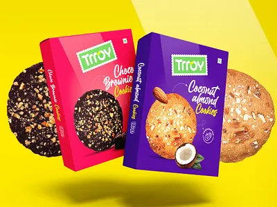 "Built to Protect. Designed to Impress." branding cookies box design graphic design illustration ui