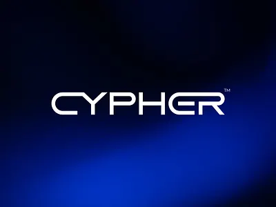 Cypher - Wordmark Logo Design agency logo brand identity brandbook branding clean custom type cypher digital handwritten logo logo design logo designer logotype modern startup logo technology text logo typography visual identity wordmark
