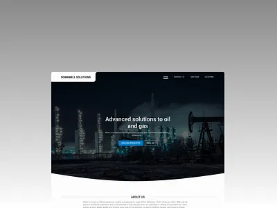 Downwell solutions website redesign design ui uiux ux webdesign