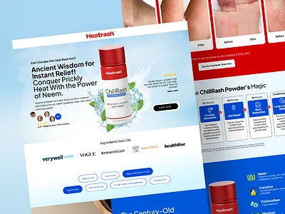 HeatRash | ChiliRash Landing Page UI Design app design apps dashboard dashboard design graphic design landing page ui ui design ui ux uiux web design website design website ui