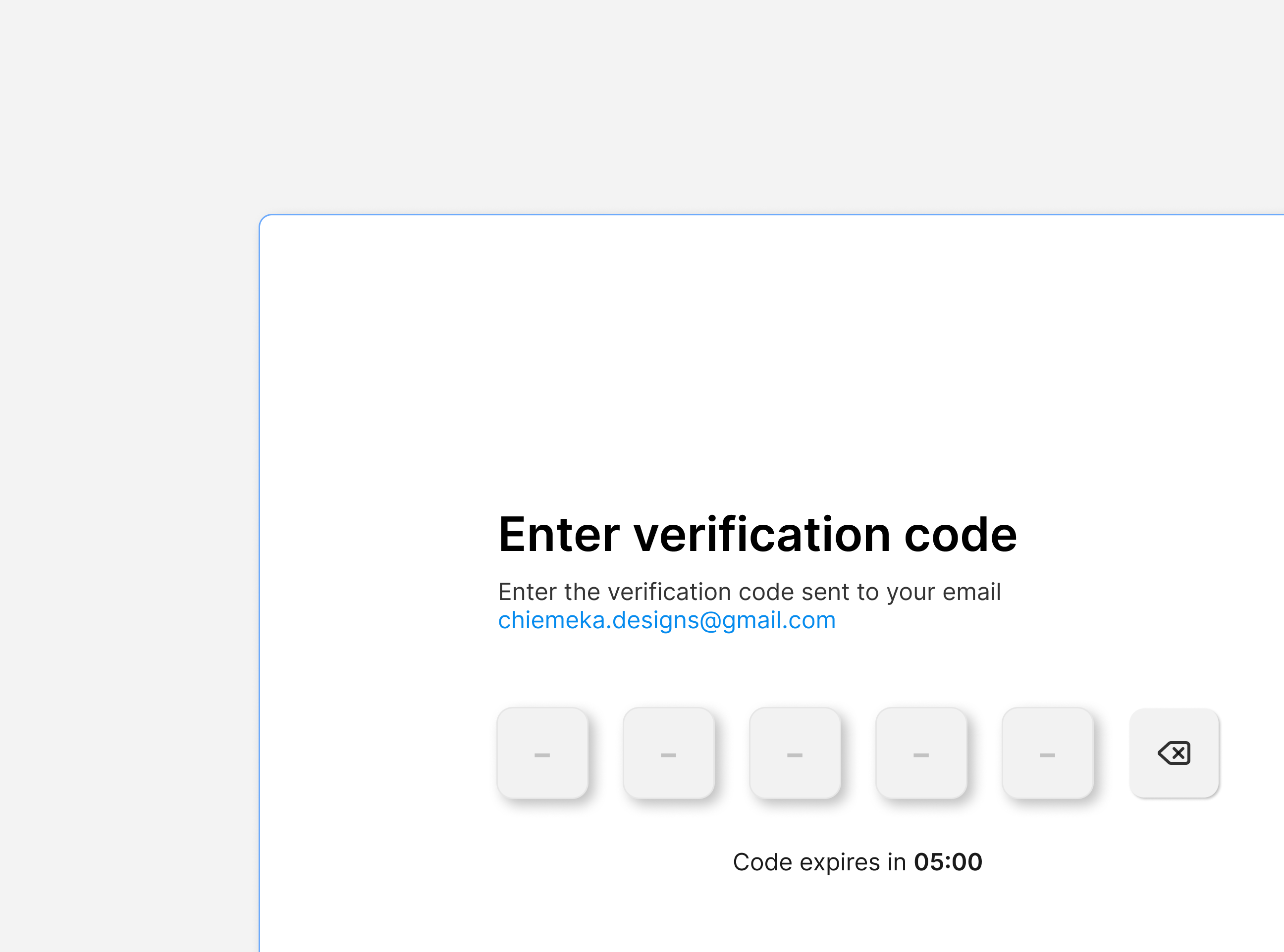 Verification Code Prototype code demo design illustration interface live password prototype typography ui ux verification