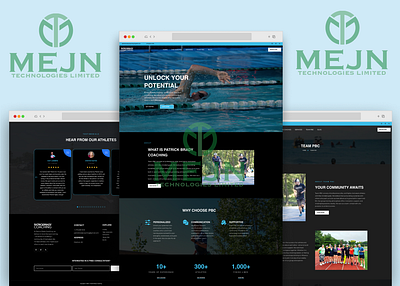 Patrick Brady Coaching Website UI & UX Design 3d animation branding graphic design motion graphics ui