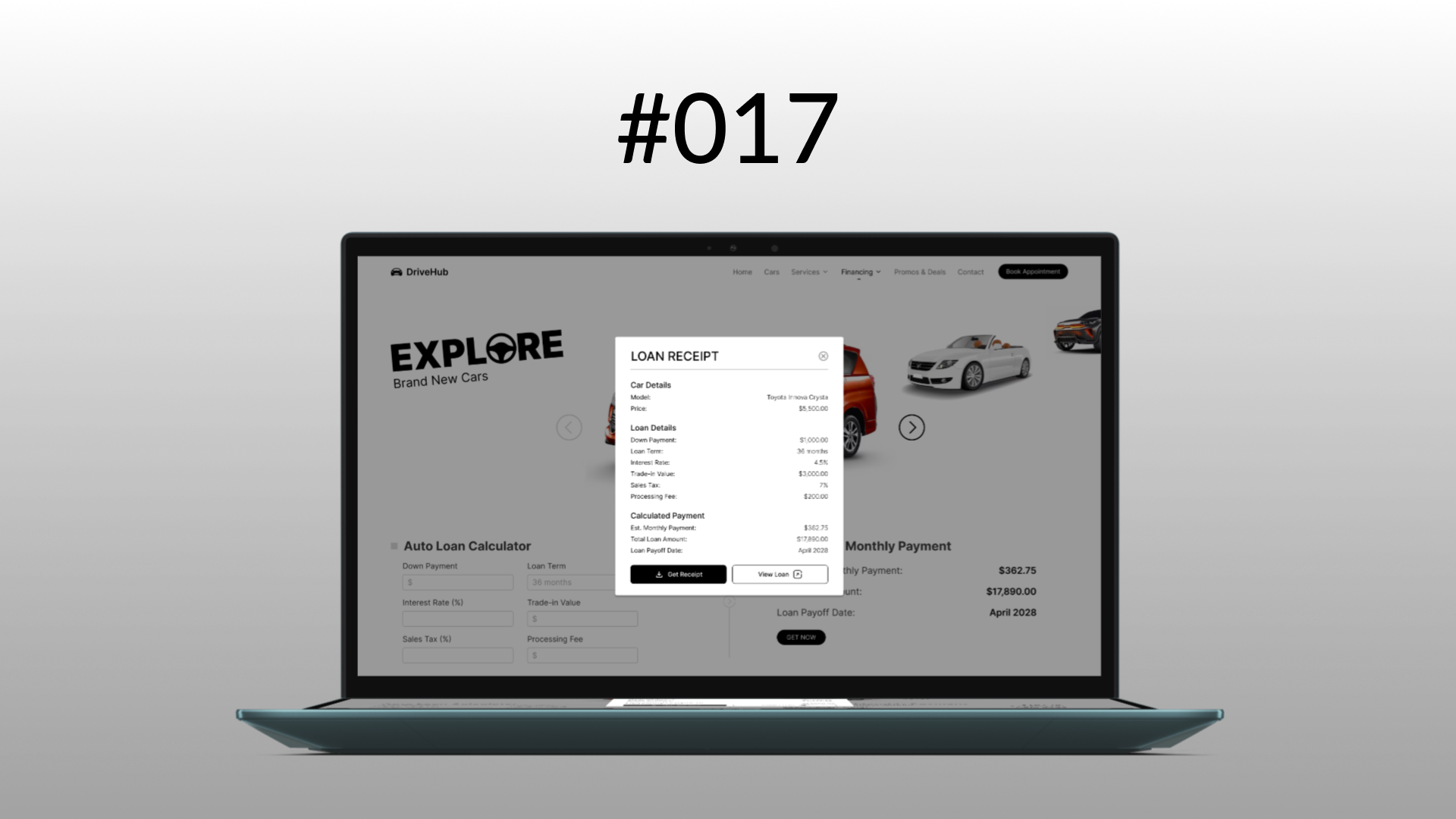 Purchase Receipt #DailyUI #017 #KinWebb design frontend homepage kinwebb minimalist purchase receipt receipt ui web design