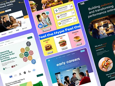 Recent Website Design Highlights brutalism brutalist figma framer hr job board recruitment social media sustainability ui ux web web design webflow website design