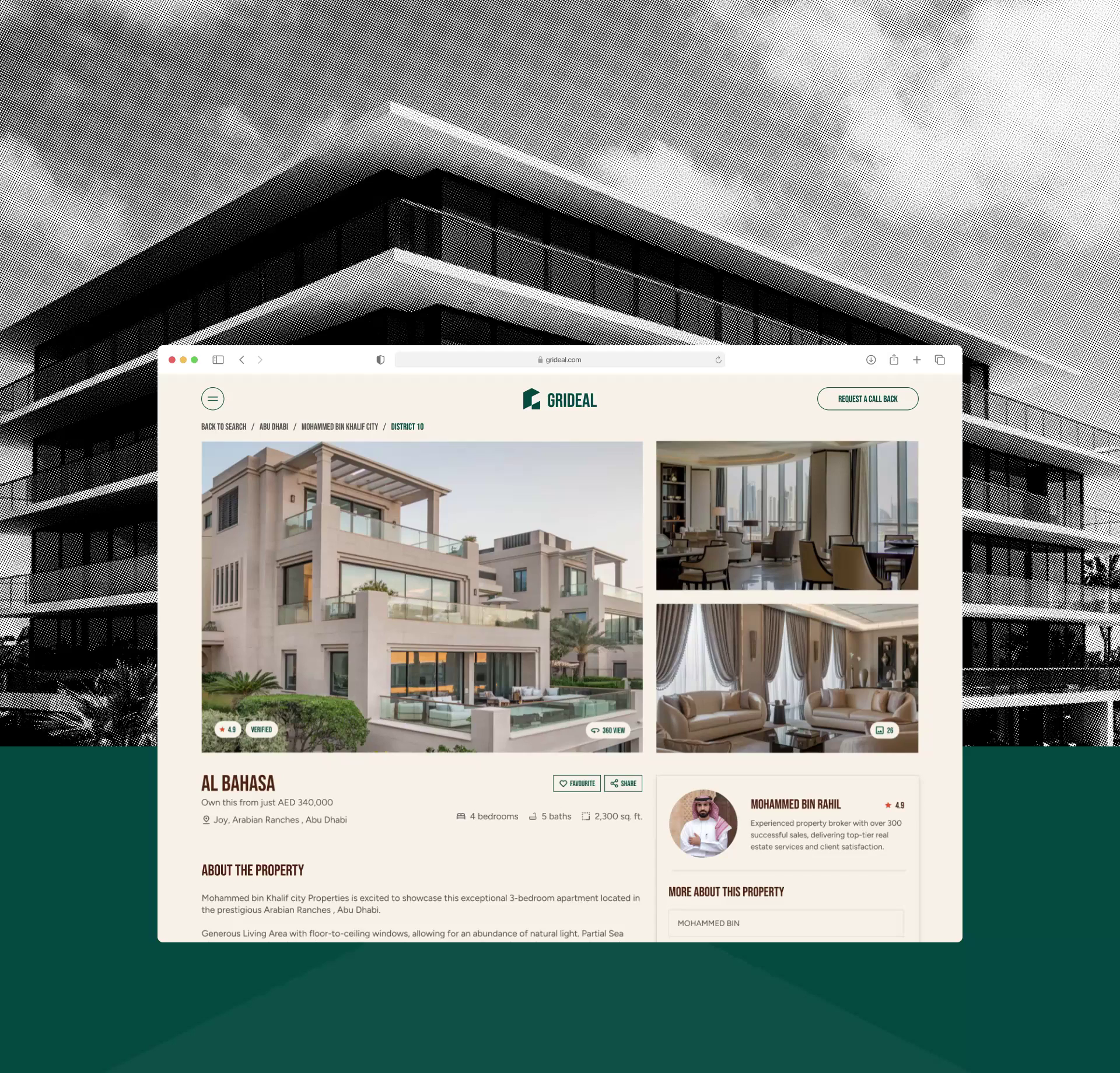 Example of Real Estate Mobile App Design