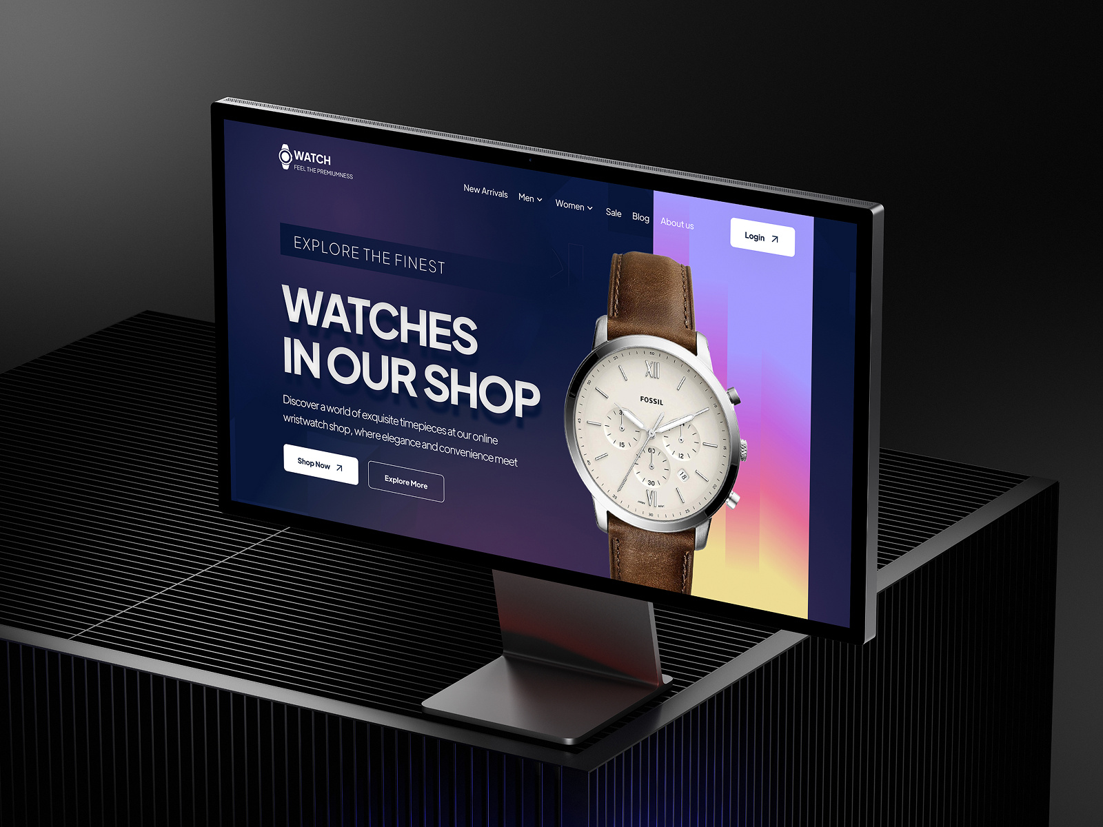 nWatch Ecommerce Store Website | Time & Effortless Shopping branding ecommerce shop fashion accessories minimal netro netro systems online shop app design product app product landing page smart watch software development agency trending ui watch ecommerce website watch landing page watch store watch store app ui watch website web design