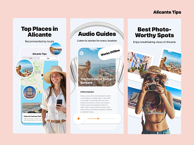 Light, Clear & Sunny, Travel UI for Alicante