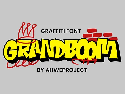 Grandboom - Graffiti Font attitude