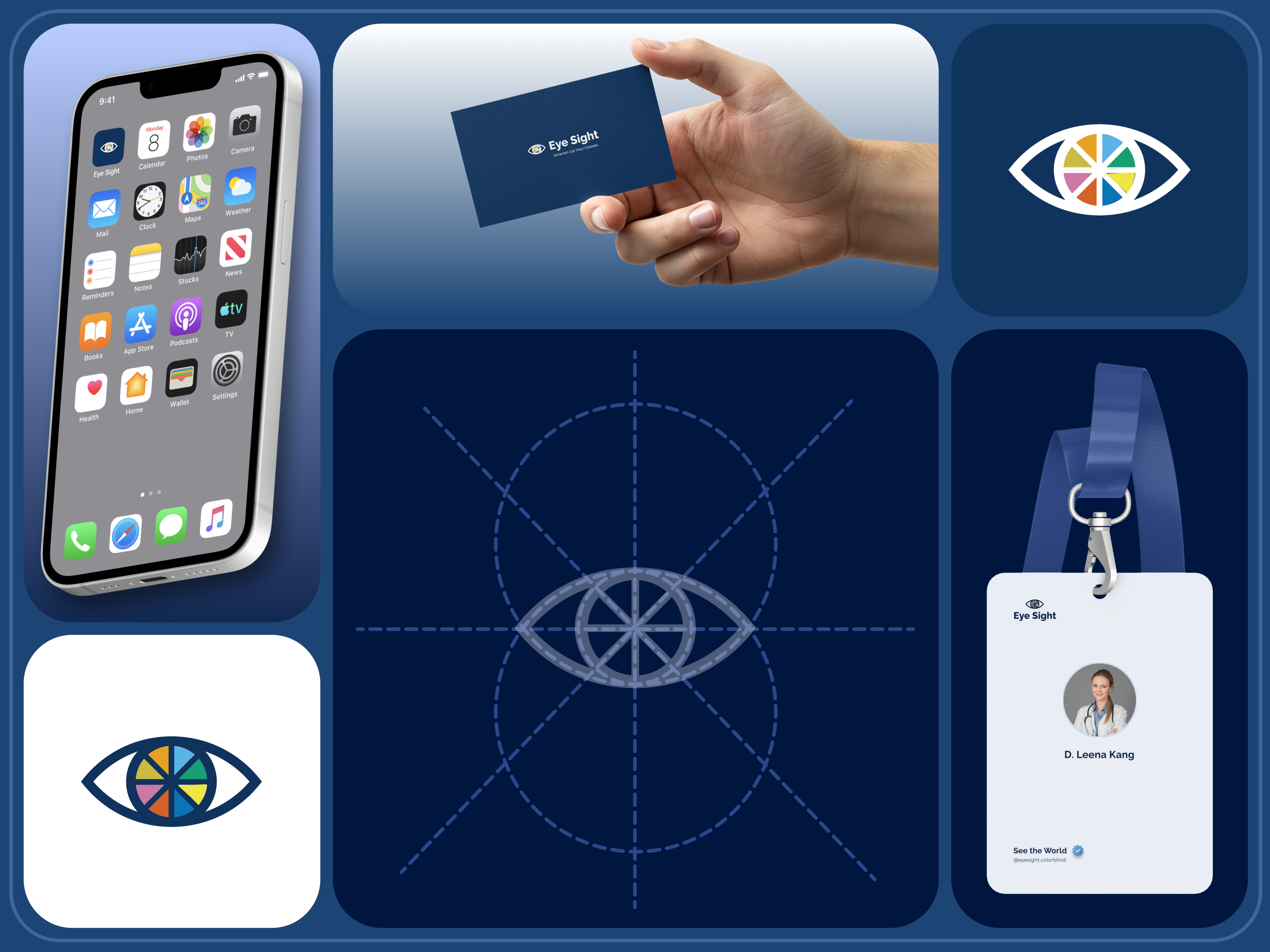 EYESIGNT - Brand Identity adobe animation app branding colorblind creative design eyesight figma graphic design illustration logo motion graphics presentation ui ux vector