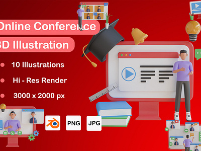 3D Online Conference Pack