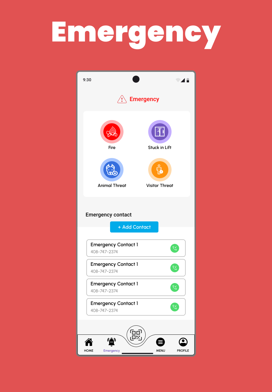 Emergency UI Design