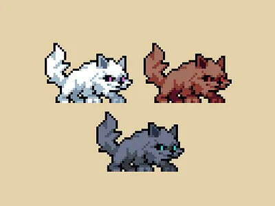 Wolves | Original Character design game gamedev illustration pixel pixelart retro