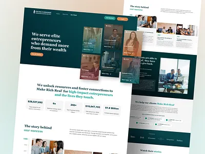 Dew Wealth Management Website branding business coaching entrepreneur finance floating insurance landing page management minimal presentation responsive testimonial ui ux wealth web design website