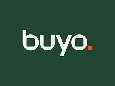 buyo buy font free green logo type logo
