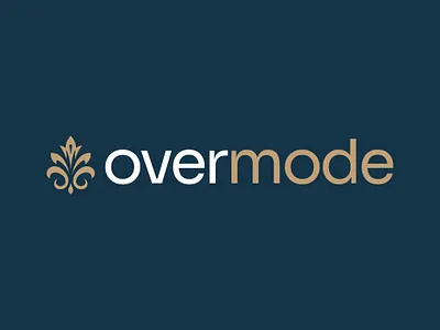 overmode gold heraldic lily heraldry logo luxury minimalism mode pattern