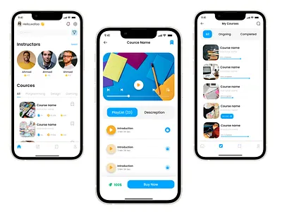 🎓 Educational App UI Design app app design design ui uiux ux