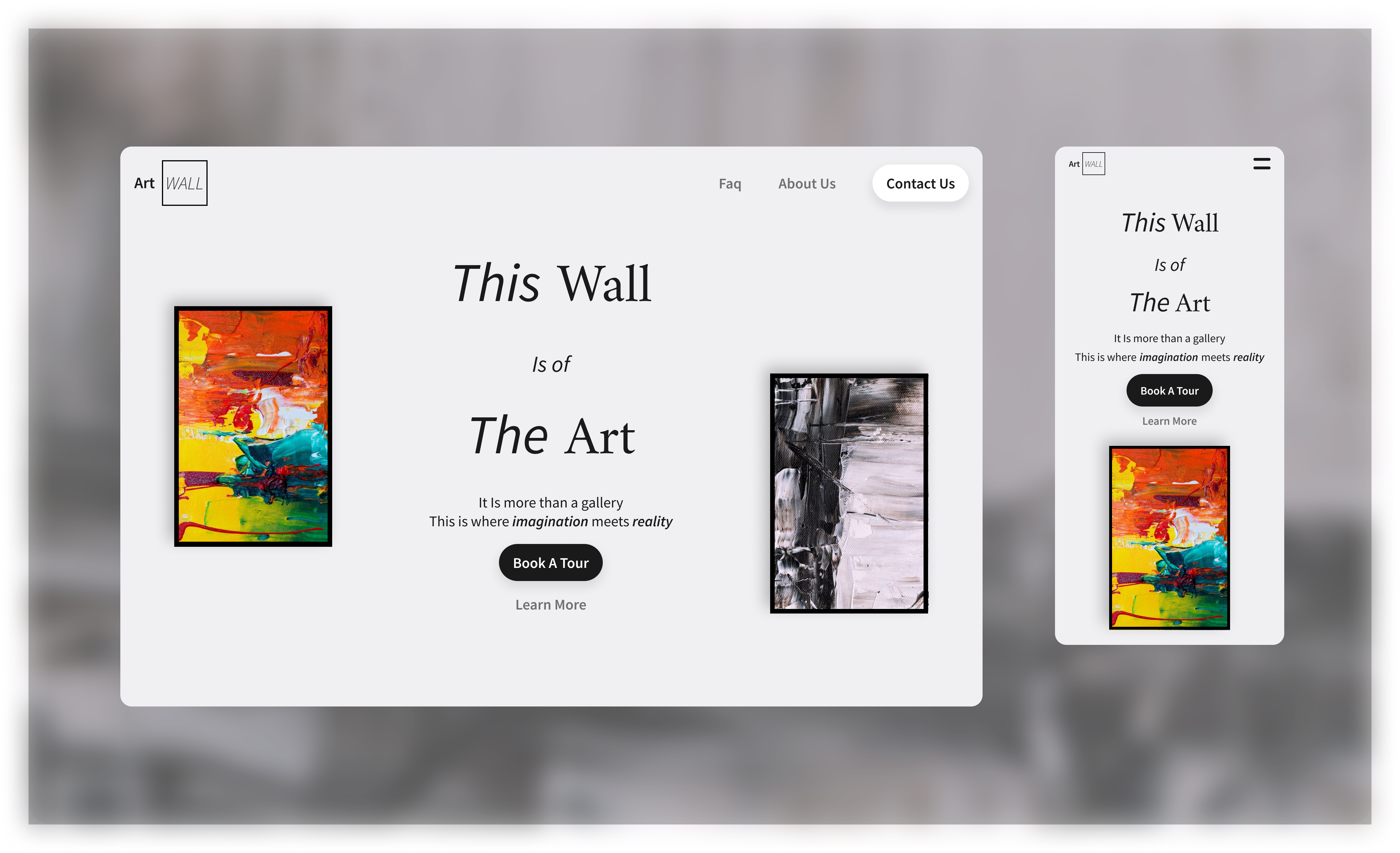 Example of Landing Page Design (UI/UX)