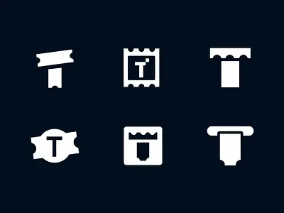 Ticketro Mark Exploration brand branding concerts design events exploration graphic design logo logo design music nft sports ticket web3