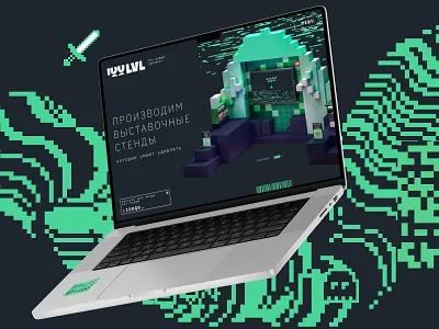 100LvL - Presentation & site event graphic design presentation site web