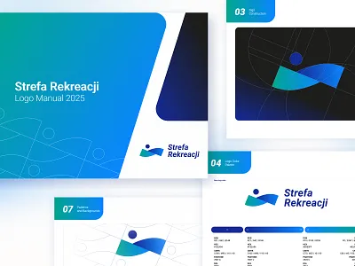 Strefa Rekreacji - Logo Manual branding design graphic design guidelines identity logo logo manual mark typography