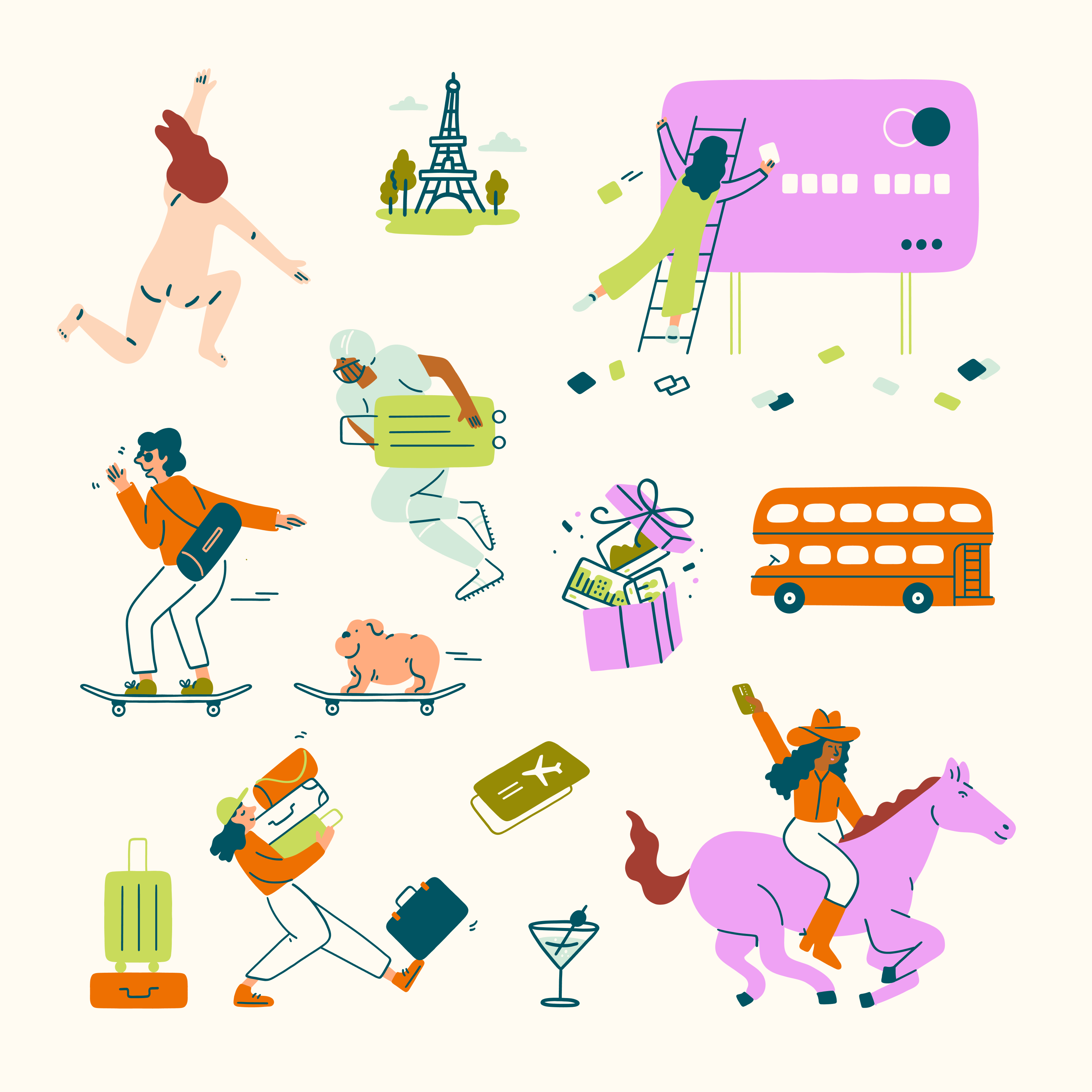 Example of Custom Brand & Editorial Illustration