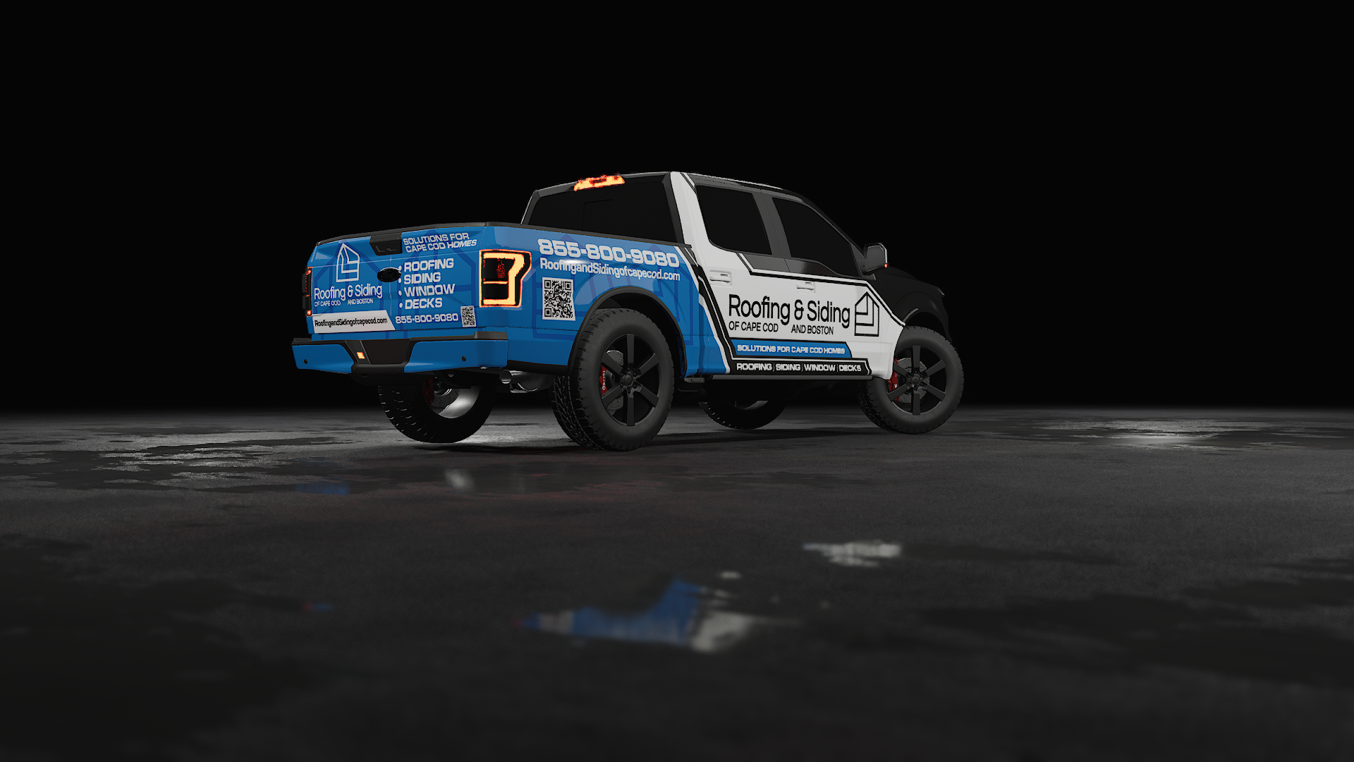 Roofing & Siding I Truck Wrap branding creative wrap graphic design truck wrap