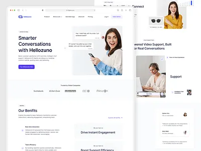 Ai Chatbot Landing Page UI/UX Design ai chat bot chatbot landing page figma illustration saas saas design ui design user centric user experience uxui
