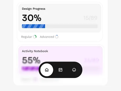 Progressive Blur design illustration ui ux