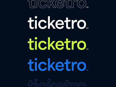 Ticketro™ Work Mark brand brand identity branding color design events graphic design logo logotype meetups nft saas t ticketing tickets visual identity web3 wordmark
