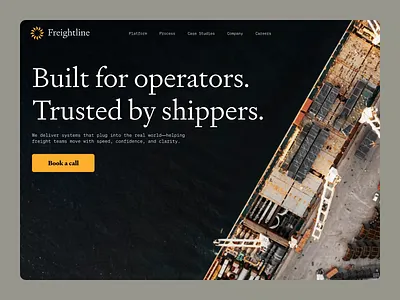 AI Shipping Website brass hands