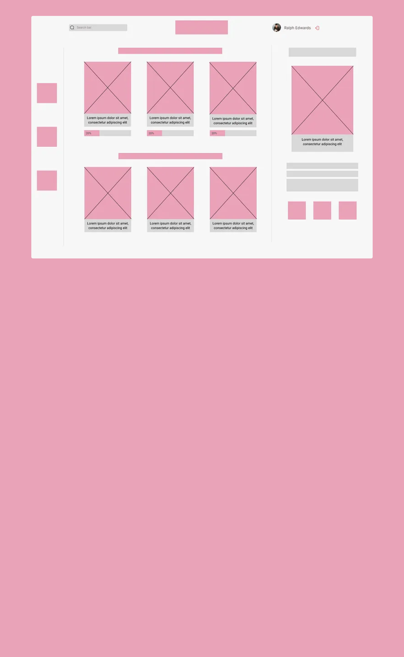 Athena - Wireframing process branding creative design figma illustration journey landing page map ui user experience user interface user journey web design wireframe