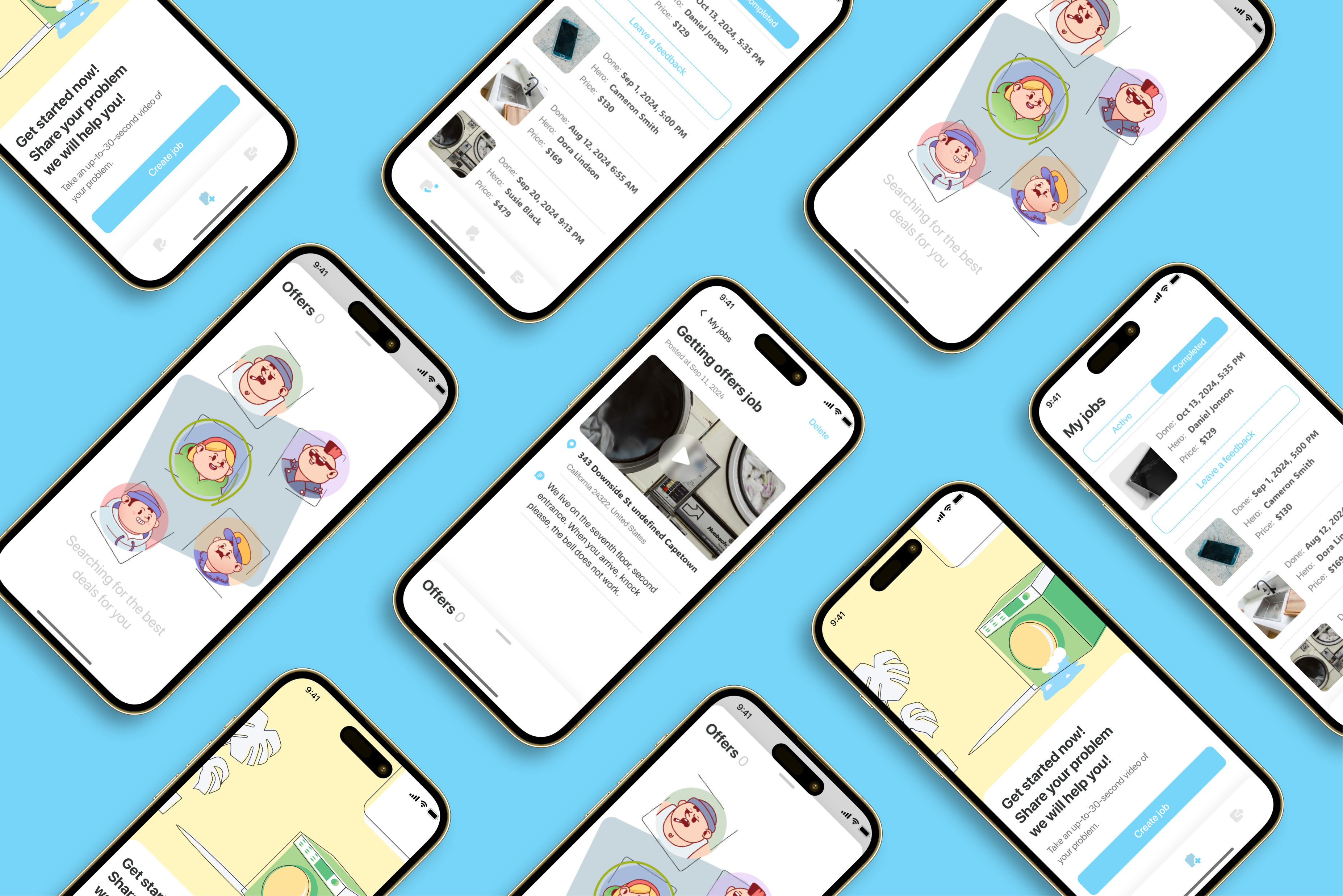 Example of Mobile App Mvp UI/UX Design