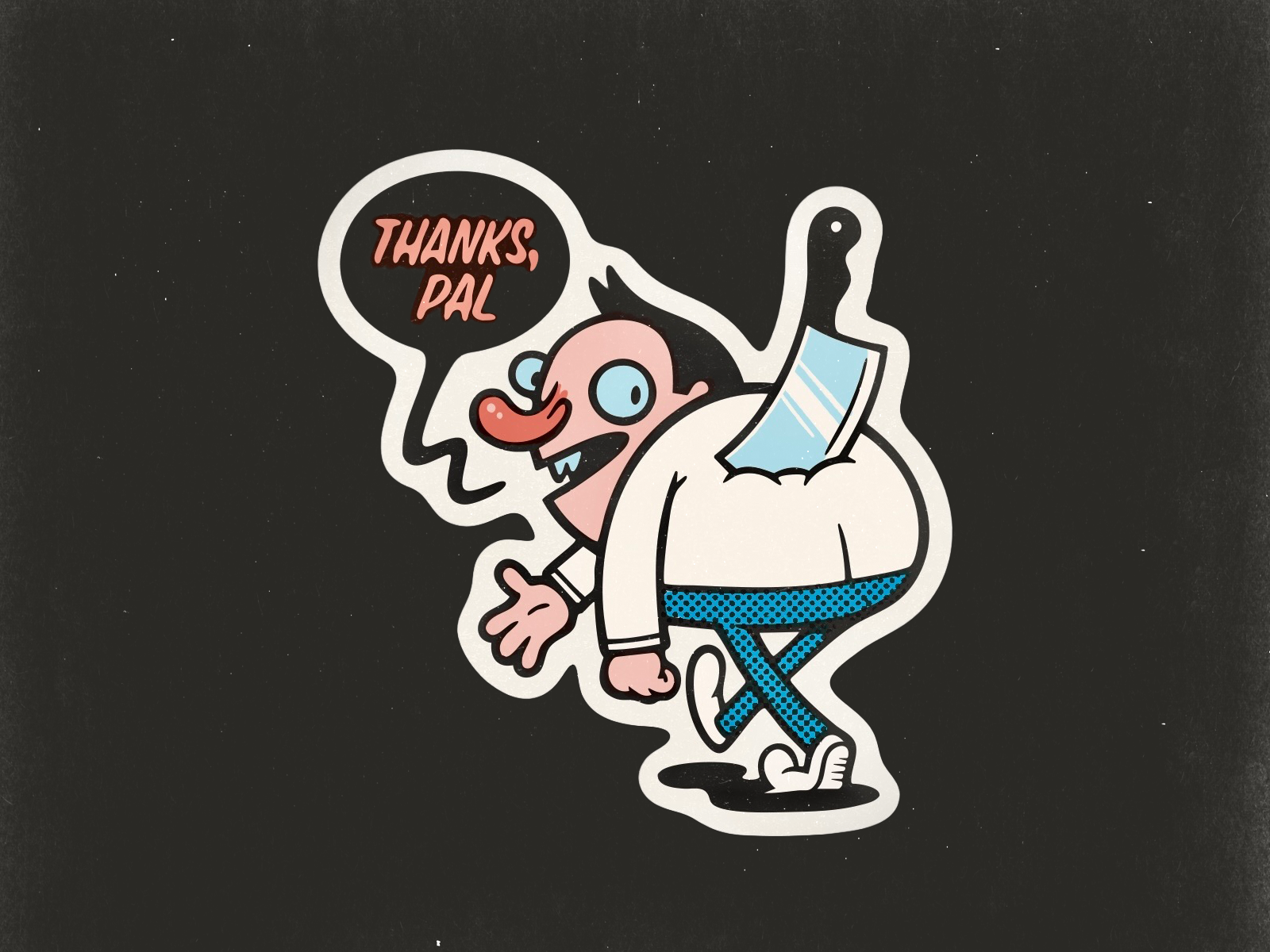 Thanks, Pal branding design graphic design illustration logo