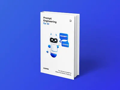 Cover for "Prompt Engineering for AI" ai blue book cover