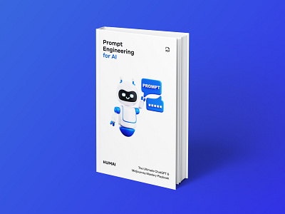 Cover for "Prompt Engineering for AI" ai blue book cover