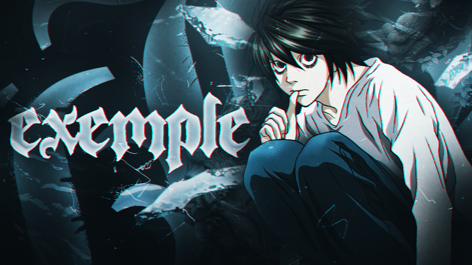 Example of I'll Design 3D Anime Banner & Logo