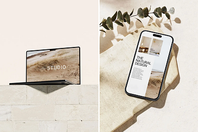 Lush Device Mockup apple brand branding device device mockup instagram iphone macbook minimal mockup mockupline story